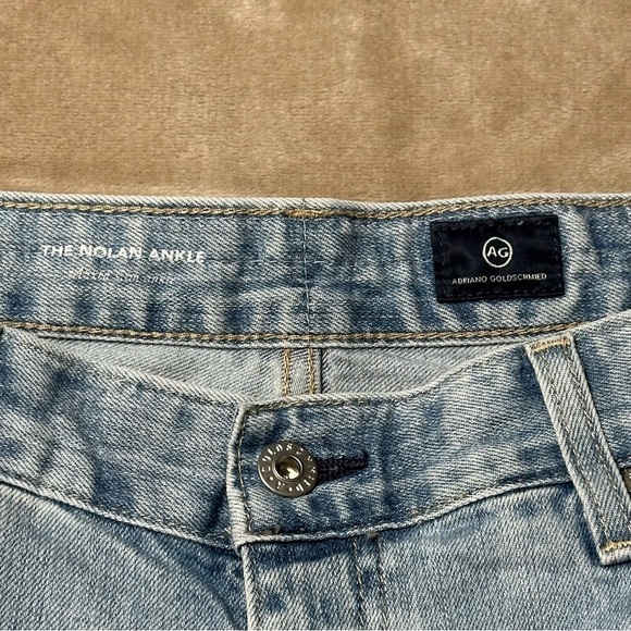 AG Adriano Goldschmied The Nolan Ankle Raw Hem Jeans Size 32 - Picture 5 of 8